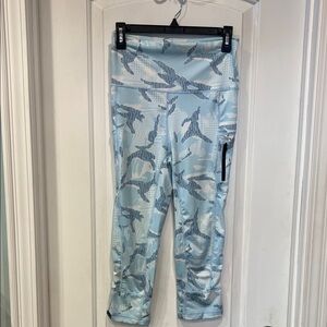 AFTCO Blue and White Camouflage Kids Leggings